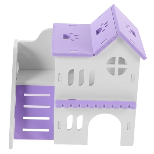 VILLFUL Hamsterversteckhaus Mehrkammernhaus für Kleintiere Buntes Hamsterhaus mit Rampe und Gemütlichem Rückzugsort für Meerschweinchen Chinchillas und Ratten VILLFUL Hamsterversteckhaus Mehrkammernhaus für Kleintiere Buntes Hamsterhaus mit Rampe und Gemütlichem Rückzugsort für Meerschweinchen Chinchillas und Ratten von VILLFUL