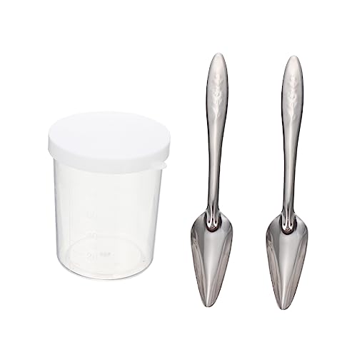 VILLFUL 1Satz Vogel Fütterungsset Teiliges Löffel mit Tasse für Papageien und Andere Haustiere Füttern von Milch Langlebig von VILLFUL