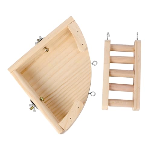 VILLFUL 1stück -kletterleiter Für Hamster Spielzeug Bewegungsfähigkeit Für Kleine Haustiere Wie Hamster Mäuse Und Vögel Hochwertigem Naturholz Gefertigt von VILLFUL