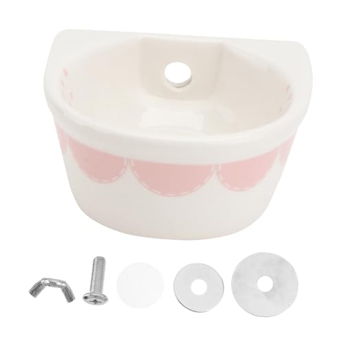 VILLFUL Hängender Käfig-Futternapf für Kaninchen und Chinchillas Anti-Dreh-Sault-Schüssel rosa Farbe VILLFUL Hängender Käfig-Futternapf für Kaninchen und Chinchillas Anti-Dreh-Sault-Schüssel rosa Farbe von VILLFUL