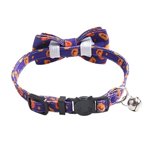 VILLFUL Katzenhalsband Kürbisgeist Katzenhalsband Zugseil Halloween Haustier Zubehör VILLFUL Katzenhalsband Kürbisgeist Katzenhalsband Zugseil Halloween Haustier Zubehör von VILLFUL