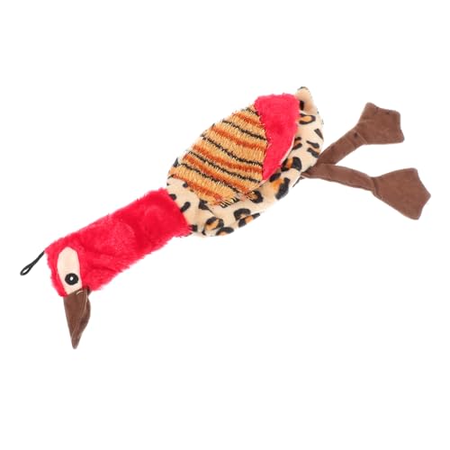 VILLFUL 1Stk Spielzeug Plüschtier pummeluff Kuscheltier Puppy Toys Funny Toys Hunde Accessories Dog Toys chew Toy Hundebiss quietschender Plüsch Hund quietscht Plüschvogel Hunde zahnen rot VILLFUL 1Stk Spielzeug Plüschtier pummeluff Kuscheltier Puppy Toys Funny Toys Hunde Accessories Dog Toys chew Toy Hundebiss quietschender Plüsch Hund quietscht Plüschvogel Hunde zahnen rot von VILLFUL