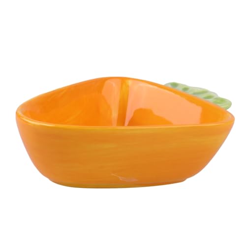 VILLFUL 1Stück Keramischer Futternapf für Kleine Haustiere Niedliches Karotten Design Reinigen für Hamster Katzen und Andere Kleine Sicher VILLFUL 1Stück Keramischer Futternapf für Kleine Haustiere Niedliches Karotten Design Reinigen für Hamster Katzen und Andere Kleine Sicher von VILLFUL