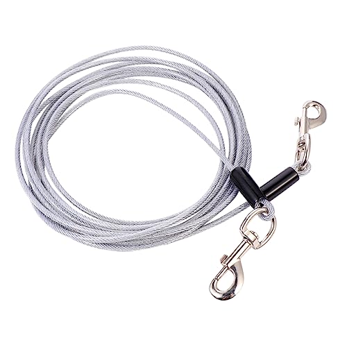 VILLFUL 1pc Creative Double Head Pet Chain Verlängerte Hundeleine Pet Pulling Rope Kit VILLFUL 1pc Creative Double Head Pet Chain Verlängerte Hundeleine Pet Pulling Rope Kit von VILLFUL
