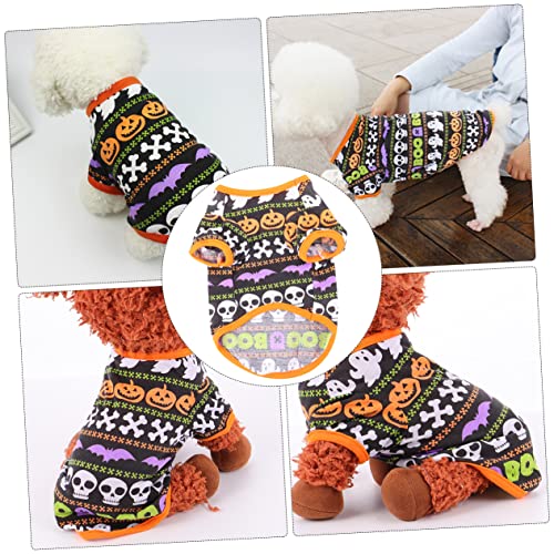 VILLFUL 1stk Haustier-Halloween Halloween-hundebekleidung Hündchen Katze Verkleiden Sich Accessoires Party-hundekleidung Feiertags-haustierkostü Welpen-Halloween-Outfits Polyester VILLFUL 1stk Haustier-Halloween Halloween-hundebekleidung Hündchen Katze Verkleiden Sich Accessoires Party-hundekleidung Feiertags-haustierkostü Welpen-Halloween-Outfits Polyester von VILLFUL