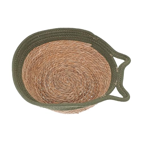 VILLFUL 1Stk Haustierbett Couch schlafunterlage rechteckiger Weidenkorb Katzenhausbett katzenhöhle bequemes Haustiernest Kätzchen Nest Sofa Katzennest Geschenkkorb Stroh VILLFUL 1Stk Haustierbett Couch schlafunterlage rechteckiger Weidenkorb Katzenhausbett katzenhöhle bequemes Haustiernest Kätzchen Nest Sofa Katzennest Geschenkkorb Stroh von VILLFUL