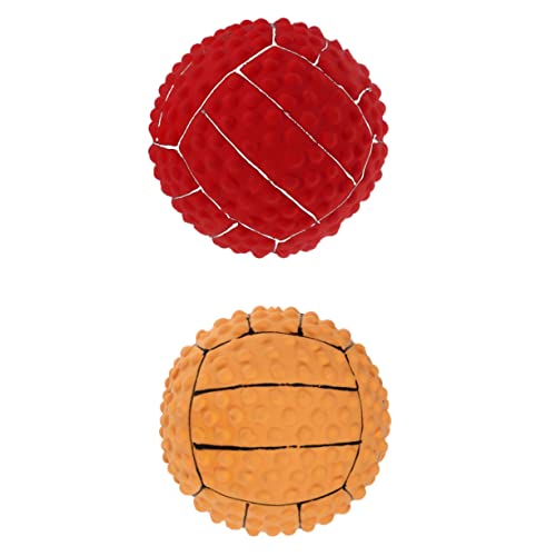 VILLFUL Hundespielzeug Für Draußen Quietschende Hundebälle 2er-Pack Kauspielzeug Aus Latex Für Hunde Gegen Zähneknirschen VILLFUL Hundespielzeug Für Draußen Quietschende Hundebälle 2er-Pack Kauspielzeug Aus Latex Für Hunde Gegen Zähneknirschen von VILLFUL