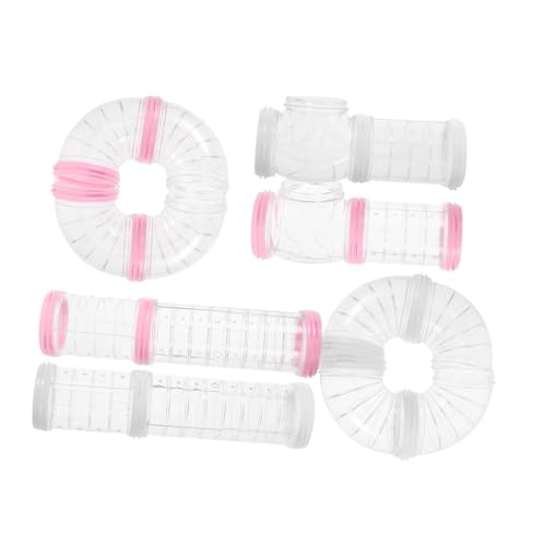 VILLFUL 2 Sets Hamsterröhren Kit, Tunnel Für Hamster, Kunststoff Hamsterröhre, Hamsterkäfigröhre, Außenröhre, Hamsterkäfig Zubehör, DIY Außenröhre Für Hamster, Kleintiere, von VILLFUL