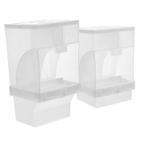 VILLFUL 2 Stck Automatischer Vogelfutterspender Hängehaken Schraubenschublade für Vögel Nager und Kleintiere Leicht zu Reinigen Abnehmbar VILLFUL 2 Stck Automatischer Vogelfutterspender Hängehaken Schraubenschublade für Vögel Nager und Kleintiere Leicht zu Reinigen Abnehmbar von VILLFUL