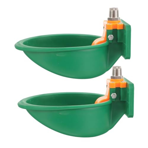 VILLFUL 2 Stück Automatische Wassertrinkmaschine Für Schweine Und Schafe Automatischer Tiertrinknapf Kuhwasserschale Viehwasserer Scheunen Tierwasserer Kuh Trinkwassernapf Abs Grün VILLFUL 2 Stück Automatische Wassertrinkmaschine Für Schweine Und Schafe Automatischer Tiertrinknapf Kuhwasserschale Viehwasserer Scheunen Tierwasserer Kuh Trinkwassernapf Abs Grün von VILLFUL