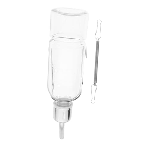 VILLFUL 2 Stück Automatischer Trinkbrunnen, Auslaufsicherer Futterspender Für Haustiere, Kunststoff Haustierspender, Hamster Wasserflasche, Wasserhalter Für Kleine Haustiere, Hamster von VILLFUL