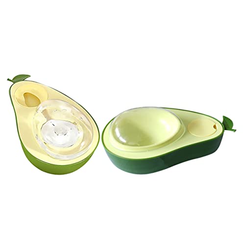 VILLFUL 2 Stück Avocado Futterspender, Erhöhter Futternapf Für Katzen, Wasserspender Für Katzen, Katzen Wassernapf, Erhöhter Futternapf Für Katzen, Katzenfutternäpfe, Katzennäpfe, VILLFUL 2 Stück Avocado Futterspender, Erhöhter Futternapf Für Katzen, Wasserspender Für Katzen, Katzen Wassernapf, Erhöhter Futternapf Für Katzen, Katzenfutternäpfe, Katzennäpfe, von VILLFUL