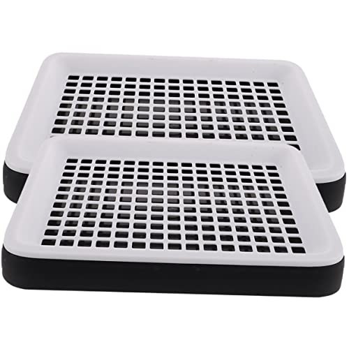 VILLFUL 2-teilige Kaninchentoilette Kleine Haustiertoilette Haustierpfanne Für Kleintiere Quadratische Toilette Mit Abnehmbarem Gitter VILLFUL 2-teilige Kaninchentoilette Kleine Haustiertoilette Haustierpfanne Für Kleintiere Quadratische Toilette Mit Abnehmbarem Gitter von VILLFUL