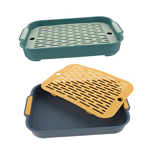 VILLFUL Kaninchentoilette Waschbar Haustierkäfigtoilette Für Kleintiere Plastiktoilette Katzentoilette Groß Hasentoilette VILLFUL Kaninchentoilette Waschbar Haustierkäfigtoilette Für Kleintiere Plastiktoilette Katzentoilette Groß Hasentoilette von VILLFUL