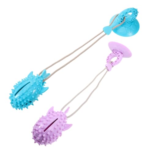 VILLFUL 2 Stück Interaktives Beißspielzeug Mit Saugnapf Leckerli-Spender Für Welpen Ball Zum Langsamen Füttern VILLFUL 2 Stück Interaktives Beißspielzeug Mit Saugnapf Leckerli-Spender Für Welpen Ball Zum Langsamen Füttern von VILLFUL