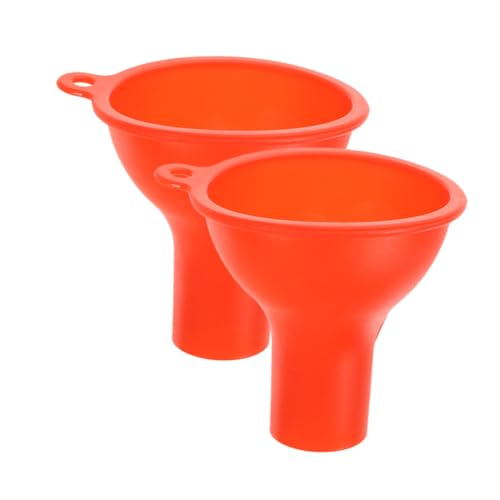 VILLFUL 2 Stück Hundespielzeug Trichter, Allzweck Trichter, Scheidetrichter, Flüssigkeitstrichter, Küchentrichter, Silikon Transfertrichter, Kleiner Trichter, Haushaltstrichter, von VILLFUL