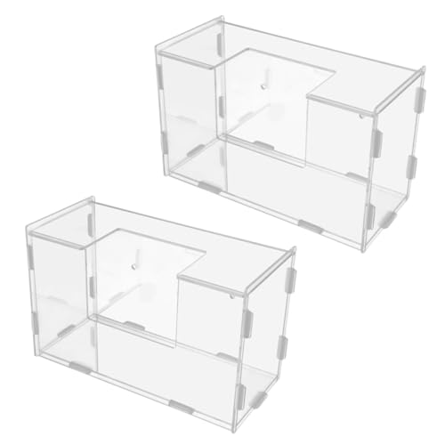 VILLFUL Futterspender für Kaninchen und Chinchillas 2-in-1 Futterspender aus Acryl Heuspender Aufbewahrungsrille Katzentoilette VILLFUL Futterspender für Kaninchen und Chinchillas 2-in-1 Futterspender aus Acryl Heuspender Aufbewahrungsrille Katzentoilette von VILLFUL