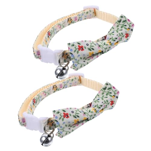 VILLFUL Katzenhalsband Mit Fliege Und Glöckchen Verstellbar Für Kätzchen Atemfreundlich Für Alltag Und Feste VILLFUL Katzenhalsband Mit Fliege Und Glöckchen Verstellbar Für Kätzchen Atemfreundlich Für Alltag Und Feste von VILLFUL
