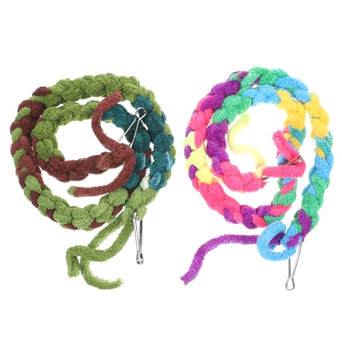 VILLFUL 2 Stück Kletterseil für Reptilien und Vielseitig zur Dekoration von Terrarien Klettermöglichkeit für Einsiedlerkrebse Eidechsen und Schlangen VILLFUL 2 Stück Kletterseil für Reptilien und Vielseitig zur Dekoration von Terrarien Klettermöglichkeit für Einsiedlerkrebse Eidechsen und Schlangen von VILLFUL