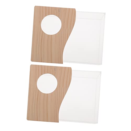 VILLFUL 2stücke Transparenter Hamsterbadewanne Für Haushalt Verschleißfester Sandkasten Acrylmaterial Für Glatte Für Hamster Und Meerschweinchen Praktisch Und Leicht Zu Verstauen von VILLFUL