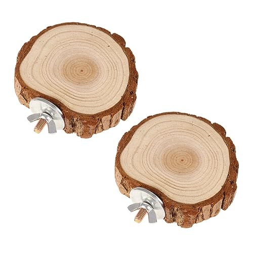 VILLFUL 2 Stück Papageien Holzsteg, Hamster Sprungbrett, Hamster Plattform, Papageien Stehplattform, Chinchilla Käfig Plattform, Haushalts Papageien Spielbrett, Haustierkäfig Zubehör, VILLFUL 2 Stück Papageien Holzsteg, Hamster Sprungbrett, Hamster Plattform, Papageien Stehplattform, Chinchilla Käfig Plattform, Haushalts Papageien Spielbrett, Haustierkäfig Zubehör, von VILLFUL