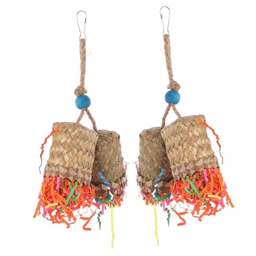 VILLFUL Vogel-kauspielzeug Zum Aufhängen Papageienvogelspielzeug Zerkleinerungsspielzeug Für Papageien Vogelkäfig-Spielzeug Aus Holz VILLFUL Vogel-kauspielzeug Zum Aufhängen Papageienvogelspielzeug Zerkleinerungsspielzeug Für Papageien Vogelkäfig-Spielzeug Aus Holz von VILLFUL