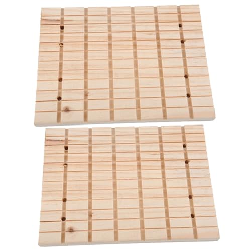 VILLFUL 2 Stück Schleifdeck Aus Holz, Kaninchen Schleifbrett, Kratzbrett, Zubehör Für Haustierkaninchen, Kaninchen Häschen Schleifklauenpad, Schleifklauen Zubehör, Kaninchen Zubehör VILLFUL 2 Stück Schleifdeck Aus Holz, Kaninchen Schleifbrett, Kratzbrett, Zubehör Für Haustierkaninchen, Kaninchen Häschen Schleifklauenpad, Schleifklauen Zubehör, Kaninchen Zubehör von VILLFUL