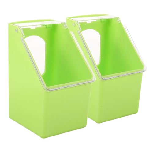 VILLFUL 2 Stück Teiliges Grün Multifunktionaler Hängender Futter Wasserspender für Kleine Vögel Wie Papageien Wellensittiche Tauben aus Verschleißfestem Material Einfache Reinigung VILLFUL 2 Stück Teiliges Grün Multifunktionaler Hängender Futter Wasserspender für Kleine Vögel Wie Papageien Wellensittiche Tauben aus Verschleißfestem Material Einfache Reinigung von VILLFUL