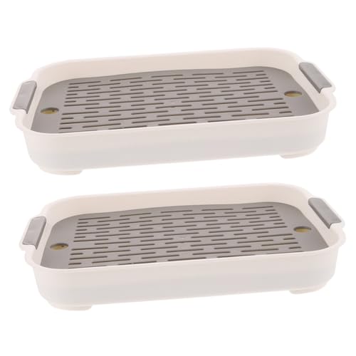 VILLFUL 2 Teilige Box, Reinigungsmittel Für Haustiere, Kaninchentoilette, Flache Toilette Für Kaninchen, Kleintiertoilette, Trainingstoilette Für Kleine Haustiere, Katzentoilette Für VILLFUL 2 Teilige Box, Reinigungsmittel Für Haustiere, Kaninchentoilette, Flache Toilette Für Kaninchen, Kleintiertoilette, Trainingstoilette Für Kleine Haustiere, Katzentoilette Für von VILLFUL