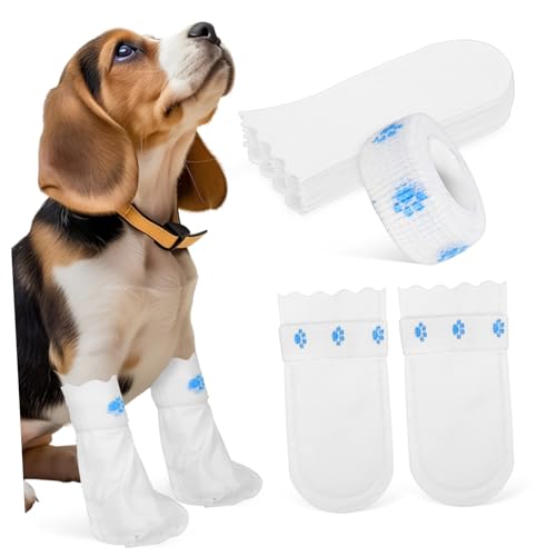 VILLFUL 20 Stück Einweg Hundeschuhe wasserdichte Pfotenschutz für Kleine Hunde S Pfotenabdeckung für Outdoor und Praktischer Bandagenverschluss Effektiver Schutz vor Verletzungen VILLFUL 20 Stück Einweg Hundeschuhe wasserdichte Pfotenschutz für Kleine Hunde S Pfotenabdeckung für Outdoor und Praktischer Bandagenverschluss Effektiver Schutz vor Verletzungen von VILLFUL