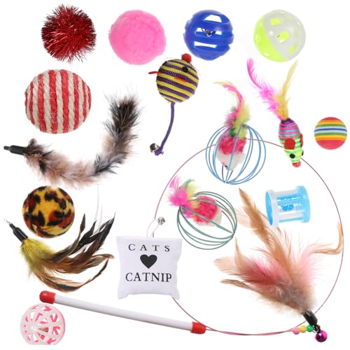 VILLFUL 20st Katze Weihnachtsanzug Ballspielzeug Für Katzen Katzen- -Spielzeug Spielzeug Für Haustiere Katzen-Teaser-Stick Interaktiver Katzenteaser Spielzeuge Die Katze Spielset Stoff VILLFUL 20st Katze Weihnachtsanzug Ballspielzeug Für Katzen Katzen- -Spielzeug Spielzeug Für Haustiere Katzen-Teaser-Stick Interaktiver Katzenteaser Spielzeuge Die Katze Spielset Stoff von VILLFUL
