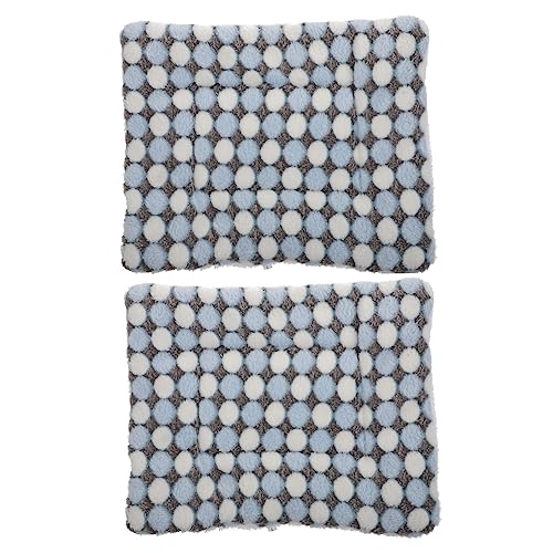VILLFUL 2Pcs Haustier Schlaf Matten Gemütliche Warme Hund Katze Bett Herbst Winter Haustier Matte Blau Gepunktete Design VILLFUL 2Pcs Haustier Schlaf Matten Gemütliche Warme Hund Katze Bett Herbst Winter Haustier Matte Blau Gepunktete Design von VILLFUL