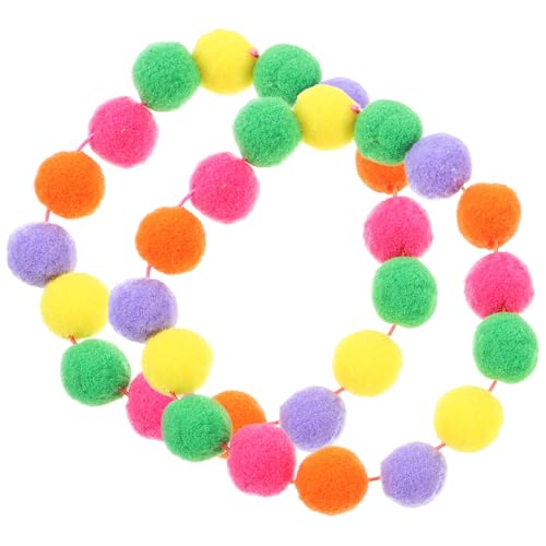 VILLFUL 2er Packung Regenbogenkette Elastische Katzenhalsbänder Bunte Haustierhalsbänder Mit Plüschball-Design Verstellbares Hundehalsband VILLFUL 2er Packung Regenbogenkette Elastische Katzenhalsbänder Bunte Haustierhalsbänder Mit Plüschball-Design Verstellbares Hundehalsband von VILLFUL