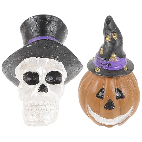 VILLFUL 2stücke Halloween Dekoration Resin Schädel Und Kürbis Für Aquarium Langlebiges Fischversteck Ornament Sichere Und Kreative Gestaltung Für Fischbehälter Und Terrarien VILLFUL 2stücke Halloween Dekoration Resin Schädel Und Kürbis Für Aquarium Langlebiges Fischversteck Ornament Sichere Und Kreative Gestaltung Für Fischbehälter Und Terrarien von VILLFUL
