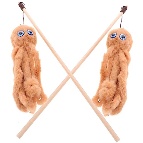 VILLFUL 2stücke Katzenangel Spielzeug Oktopus Interaktive Katzenspielzeug Für Indoor-Katzen Lustige Teaser-Sticks Für Kätzchen Fördert Gesundheit Und Bewegung VILLFUL 2stücke Katzenangel Spielzeug Oktopus Interaktive Katzenspielzeug Für Indoor-Katzen Lustige Teaser-Sticks Für Kätzchen Fördert Gesundheit Und Bewegung von VILLFUL