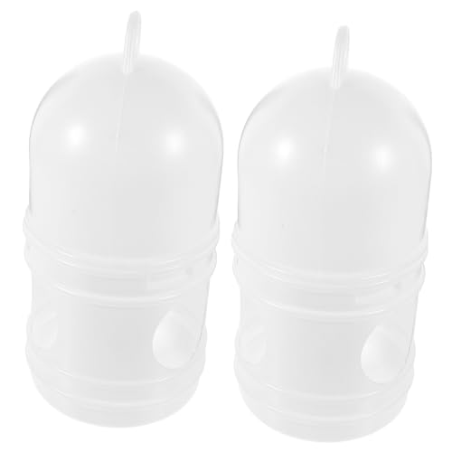 VILLFUL Wasserspender Für Vögel 2 Stück Taubentränke Weißer Kunststoff Geruchslos Stabil Leicht Zu Pflegen VILLFUL Wasserspender Für Vögel 2 Stück Taubentränke Weißer Kunststoff Geruchslos Stabil Leicht Zu Pflegen von VILLFUL