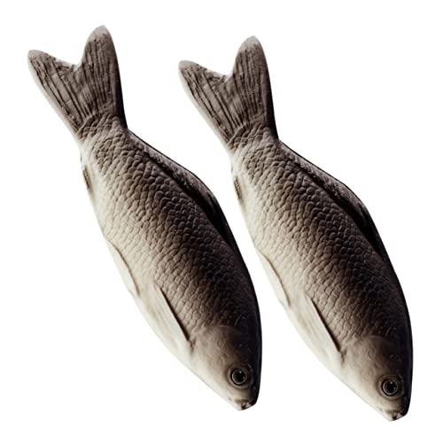 VILLFUL 2Stücke Interaktive Fischspielzeuge für Katzen Simulationsfischmodelle Waschbar für Haustierdekoration und Spielspaß VILLFUL 2Stücke Interaktive Fischspielzeuge für Katzen Simulationsfischmodelle Waschbar für Haustierdekoration und Spielspaß von VILLFUL