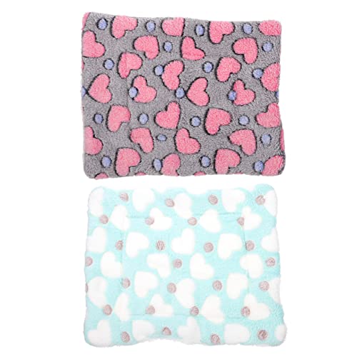 VILLFUL 2PCS Hamster Warme Kissen Meerschweinchen Bett Matte Schlaf Matte Winter Haustier Pad Heimtierbedarf VILLFUL 2PCS Hamster Warme Kissen Meerschweinchen Bett Matte Schlaf Matte Winter Haustier Pad Heimtierbedarf von VILLFUL