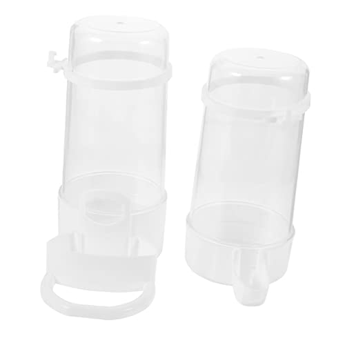 VILLFUL Wasserspender Und Futterspender Für Papageienkäfig Automatischer Vogelfutterspender Mit Großem Fassungsvermögen Leicht Zu Reinigen Und Langlebig VILLFUL Wasserspender Und Futterspender Für Papageienkäfig Automatischer Vogelfutterspender Mit Großem Fassungsvermögen Leicht Zu Reinigen Und Langlebig von VILLFUL