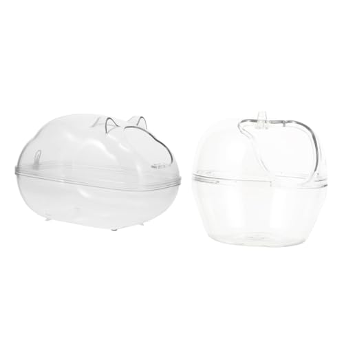 VILLFUL 2PCS Hamster Badezimmer Waschbar Badewanne Anti-Skid Pet Toiletten für Tiere VILLFUL 2PCS Hamster Badezimmer Waschbar Badewanne Anti-Skid Pet Toiletten für Tiere von VILLFUL