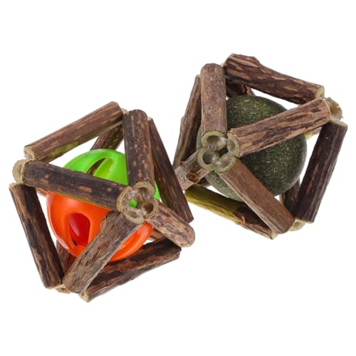 VILLFUL Katzenspielzeug Katzenkauspielzeug-Set Backenzahnbälle Spielzeug Katzenbälle Spielzeug Katzenspiel Für Bis Mittelgroße Katzen Natur VILLFUL Katzenspielzeug Katzenkauspielzeug-Set Backenzahnbälle Spielzeug Katzenbälle Spielzeug Katzenspiel Für Bis Mittelgroße Katzen Natur von VILLFUL