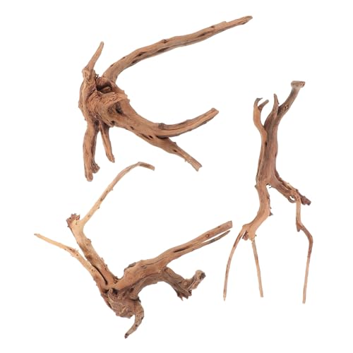 VILLFUL 3 Stück Driftwood Pflanzenstumpf Ornament Natürliche Dekoration für Aquarien Lebensechte Wurzeln für Fischbehälter Einfach zu Pflegen und Wasserfreundlich VILLFUL 3 Stück Driftwood Pflanzenstumpf Ornament Natürliche Dekoration für Aquarien Lebensechte Wurzeln für Fischbehälter Einfach zu Pflegen und Wasserfreundlich von VILLFUL