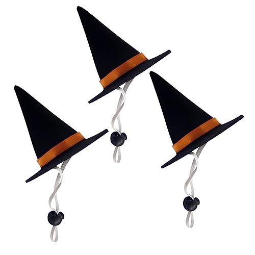 VILLFUL 3 Stück Lustige Halloween Hüte für Haustiere Punkted Hexenhut Innendurchmesser für Hunde und Katzen Bequem und Sicher für Unvergessliche Festlichkeiten VILLFUL 3 Stück Lustige Halloween Hüte für Haustiere Punkted Hexenhut Innendurchmesser für Hunde und Katzen Bequem und Sicher für Unvergessliche Festlichkeiten von VILLFUL