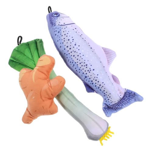 VILLFUL 3 Stück Plüsch-Katzenminze-Fischspielzeug für Kätzchen, Knisterpapier, interaktives Kauspielzeug für den Innenbereich, interaktives Kauspielzeug für Katzen, Zahnen, Katzenübung VILLFUL 3 Stück Plüsch-Katzenminze-Fischspielzeug für Kätzchen, Knisterpapier, interaktives Kauspielzeug für den Innenbereich, interaktives Kauspielzeug für Katzen, Zahnen, Katzenübung von VILLFUL