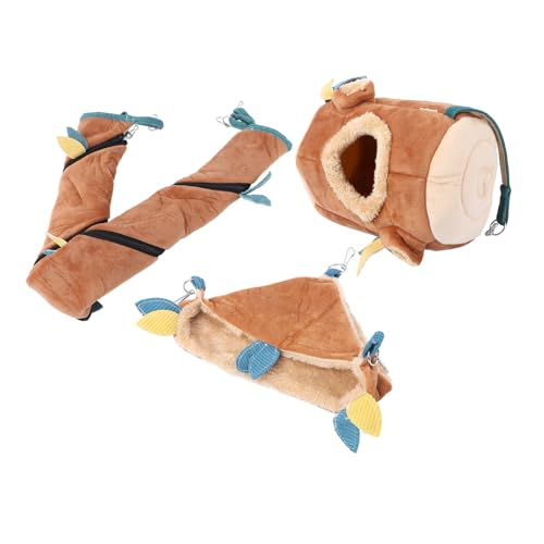 VILLFUL 3 Stück Teiliges Hängematte Käfigzubehör Hamster schaukel für Kleine Tiere Wie Hamster Ratten Meerschweinchen Kletterspaß VILLFUL 3 Stück Teiliges Hängematte Käfigzubehör Hamster schaukel für Kleine Tiere Wie Hamster Ratten Meerschweinchen Kletterspaß von VILLFUL