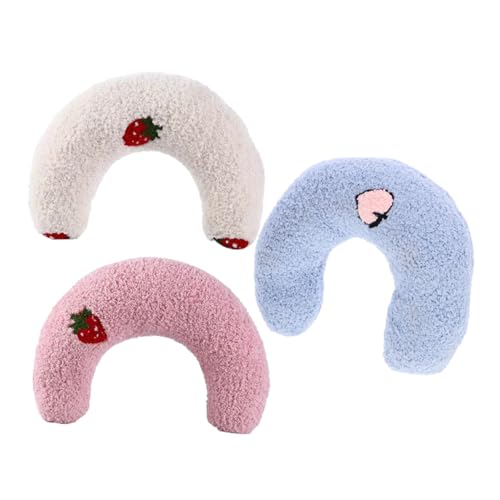 VILLFUL 3 Stück Teiliges U Förmiges Katzenkissen Beruhigendes Haustierkissen für Drinnen Reisen und Outdoor Nackenstützkissen für Kleine Hunde und Kätzchen Komfortables Schlafspielzeug für VILLFUL 3 Stück Teiliges U Förmiges Katzenkissen Beruhigendes Haustierkissen für Drinnen Reisen und Outdoor Nackenstützkissen für Kleine Hunde und Kätzchen Komfortables Schlafspielzeug für von VILLFUL