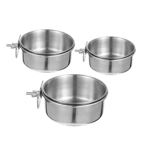 VILLFUL 3 Stück Vogel Futternäpfe Teiliges mit Sicherer Befestigung Bissfestes Design für Papageien Kleine Vögel Käfig Futter und Wasserschalen Langlebig und Leicht zu Reinigen VILLFUL 3 Stück Vogel Futternäpfe Teiliges mit Sicherer Befestigung Bissfestes Design für Papageien Kleine Vögel Käfig Futter und Wasserschalen Langlebig und Leicht zu Reinigen von VILLFUL