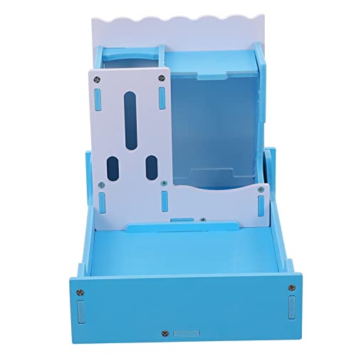 VILLFUL Haustier-Spielzeug-Set Für Hamster Rennmäuse Meerschweinchen Chinchillas Ratten – Futternapf Aus Holz Wasserflasche Toilette von VILLFUL