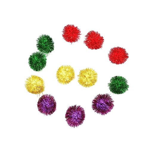 VILLFUL 30Stücke Mini Tinsel Balls für Katzen Katzenspielzeug Mischfarben Beschäftigung für Ihre mit Glitzer und Spaß VILLFUL 30Stücke Mini Tinsel Balls für Katzen Katzenspielzeug Mischfarben Beschäftigung für Ihre mit Glitzer und Spaß von VILLFUL