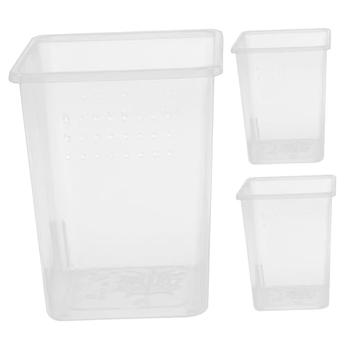 VILLFUL 3Er Boxen Futterbox Kreative Futterbehälter Fütterungsinkubatoren Kreative Inkubatoren Spinnengehege Spinnenboxen Kleine Gehege Schneckenboxen Reptilieninkubatoren Reptiliengehege VILLFUL 3Er Boxen Futterbox Kreative Futterbehälter Fütterungsinkubatoren Kreative Inkubatoren Spinnengehege Spinnenboxen Kleine Gehege Schneckenboxen Reptilieninkubatoren Reptiliengehege von VILLFUL